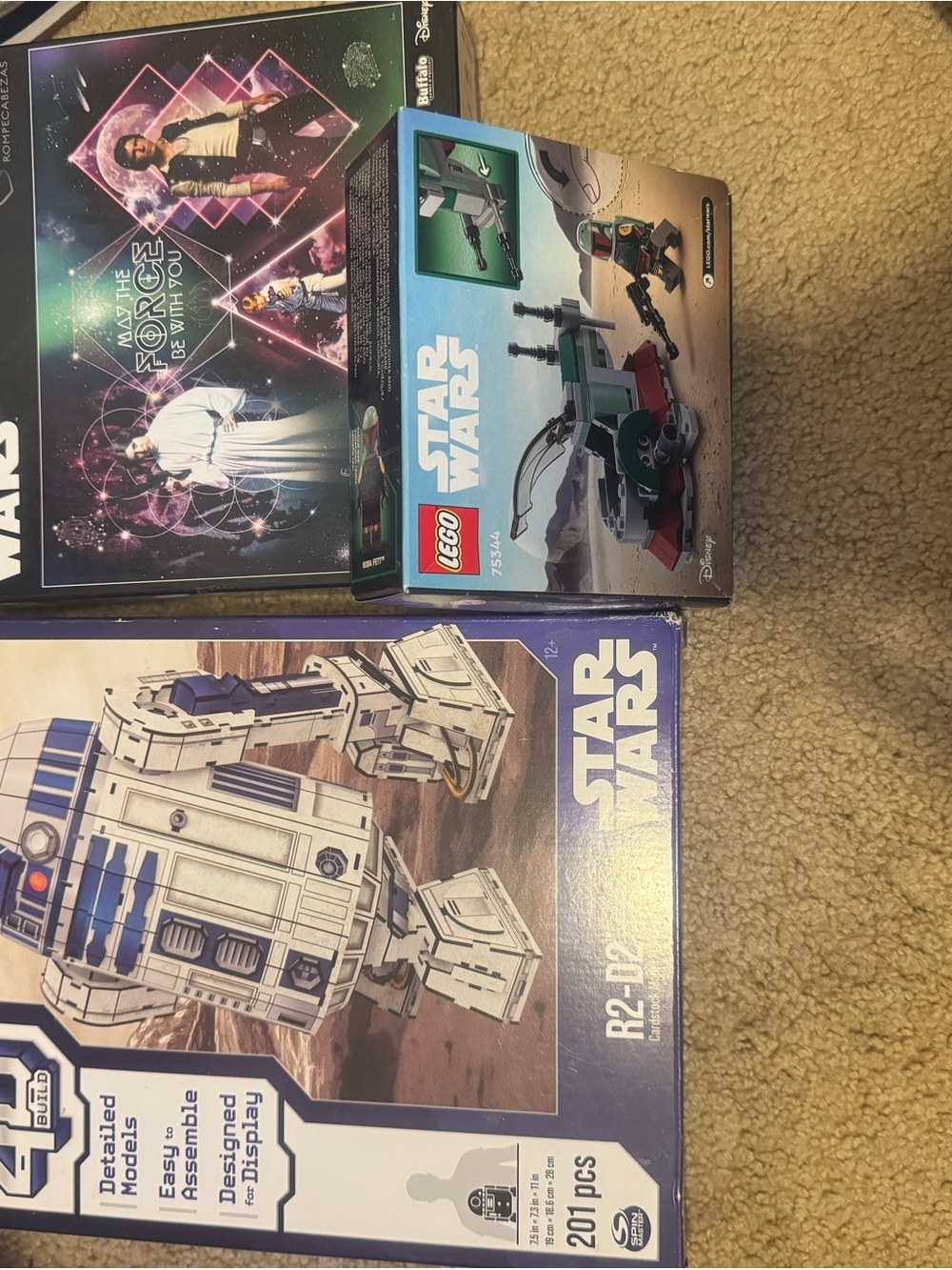 LEGO Star Wars Green and Red Speeder Set with Blue R2-D2 Model Box Art